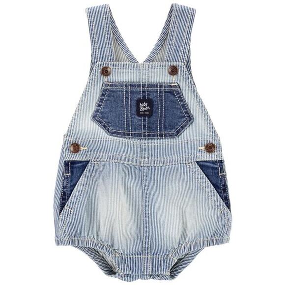 Modern Oshkosh bgosh baby hickory stripe bubble tagged 3 months Both - Picture 1 of 8